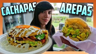 Cachapas y Arepas Venezolanas en PUERTO RICO [upl. by Salsbury]