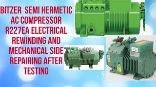 BITZER semi hermetic compressor testing [upl. by Atinaj51]