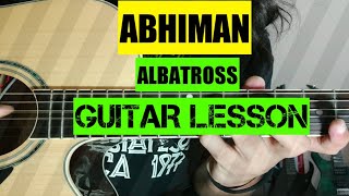 ABHIMAN  GUITAR LESSON  ALBATROSS [upl. by Swartz]