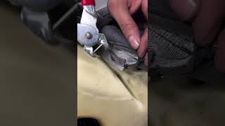 How hog ring pliers work automobile bodyshoplife mechanic [upl. by Yntrok]