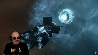 Star Citizen Flying a Hull Class Ship through a Wormhole  DG REACTS to Olli43 [upl. by Wilsey]