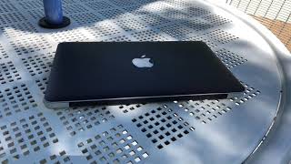 dbrand black leather skin Apple MacBook Air [upl. by Aniuqahs]