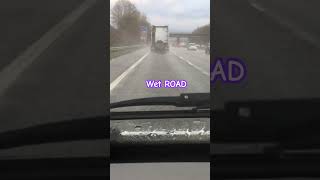 Motorway driving in the RAIN [upl. by Milka]