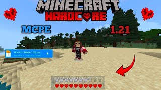 HARDCORE mode for MCPE  😱 [upl. by Alaj]