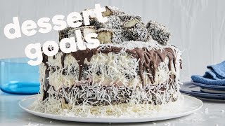 Quick amp Easy Lamington Ice Cream Cake [upl. by Intyre]