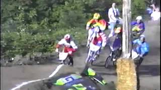 BMX 1993 ABA Eugene OR National  17x MAIN  Day 1  Kendall Burleson CRASH [upl. by Nehte]