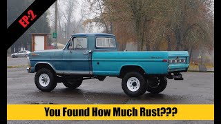 Fully Restoring a 1972 Ford F250 Highboy  Episode 2  Disassembly Aftermath [upl. by Thisbe]