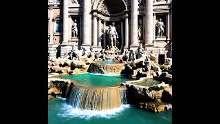 La Fontana di Trevi roma italia monumentos [upl. by Siro]