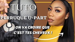 TUTO COMMENT FABRIQUER UNE PERRUQUE UPART POUR DEBUTANT  ON VA CROIRE QUE CEST TES CHEVEUX [upl. by Ky]