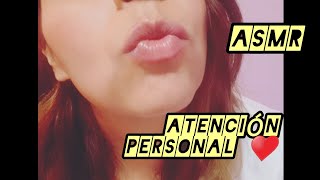 ASMR ATENCIÓN PERSONAL • ASMR ESPAÑOL •ASMR PARA DORMIR 😴• ASMR ROLEPLAY [upl. by Anilrahc]