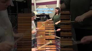 BC PercEnsemble rehearsal Fall 2024 watercolor sun by Ivan Trevino innovativepercussion ipfamily [upl. by Aramad]