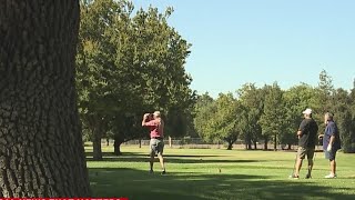 Stockton golf course gets fencing upgrade [upl. by Asillem493]