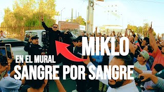 MIKLO EN EL MURAL DE SANGRE POR SANGRE EN LEON GUANAJUATO [upl. by Ahsineg]