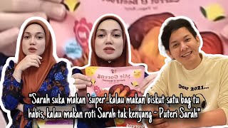 Puteri Sarah Suka Makan Untung Andi Arsyil Keluarkan Produk Vegan Baby Untuk Kekal Langsing [upl. by Nnitsuj]