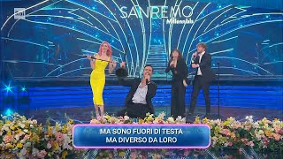 Tutti cantano Sanremo la performance dei Millenials  Boomerissima 17012023 [upl. by Endaira]