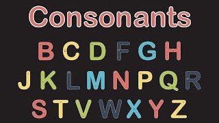 Consonants and Vowels [upl. by Anawt]