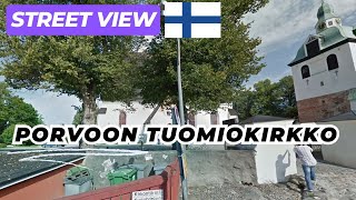 Porvoon tuomiokirkko in Provoo Finland on Google Street View [upl. by Olotrab487]