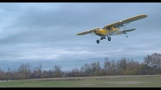 Carbon Cub H9 Saito short takeoff [upl. by Anidem9]