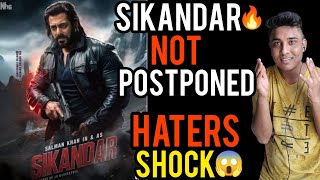 SIKANDAR Not Postponed  SIKANDAR Letest Update  Salman Khan Upcoming Movie Update  AR Murugadoss [upl. by Tjader]