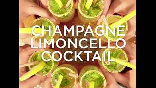 Champagne Limoncello Cocktail Recipe [upl. by Post]