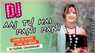 Aaj Tu Hai Pani Pani Dj Song  Hindi Dj Song  Full Dj Remix Djsushil tharu [upl. by Kubis272]