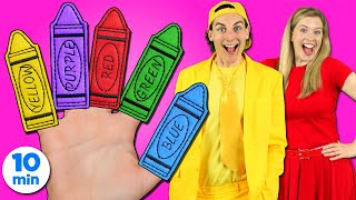 Colors Finger Family and More Finger Family Songs  Kids Nursery Rhyme [upl. by Lyj]