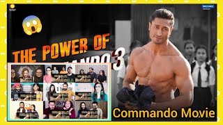 COMMANDO 3  The Power of Commando 3  Vidyut Jammwal  Fight Sceneb Reaction Mashup [upl. by Aissak676]