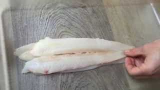 How to fillet and trim fresh Dover sole [upl. by Lucinda598]