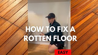 How to fix a Rotten Floor [upl. by Craw481]