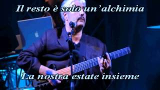 Pino Daniele La nostra Estate Insieme Karaoke [upl. by Edrock]