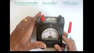 Galvanometer Ammeter amp Voltmeter [upl. by Range133]