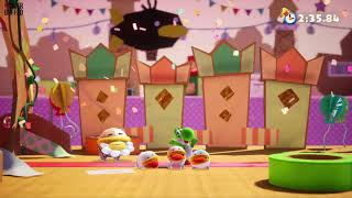 Yoshis Crafted World Cardstock Carnival  All Smiley Flowers Red Coins Crafts [upl. by Taro784]