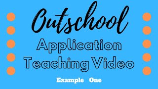 Outschool Application Video  Teaching Sample [upl. by Beauchamp]