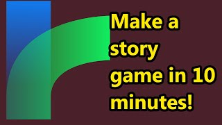 Make your first game in 10 minutes Twine 2 Tutorial [upl. by Eymaj797]