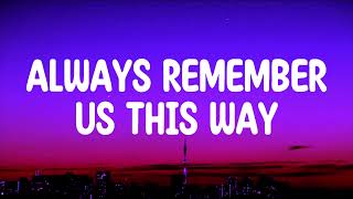 Lady Gaga Always Remember Us This Way DJ Tons Remix Lyrics [upl. by Harday]