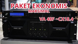 DLMS VA 48F pakeT power 4chanel  va pro audio  Indonesia [upl. by Aizti]