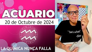 ACUARIO  Horóscopo de hoy 20 de Octubre 2024 [upl. by Josefina]