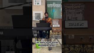 🤯This piano player has some serious skills livemusic piano seattle airport [upl. by Trebla]