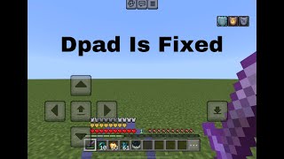 Mcpe Dpad is Fixed in 12080 [upl. by Ozzie526]