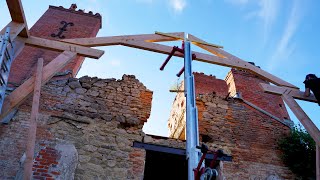 One man V chateau roof frame [upl. by Holzman]