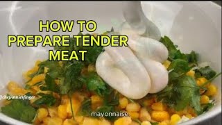 How to prepare a tender meat 🥩 its so easy and simple to make [upl. by Adigun]