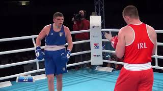 Finals 92kg MARLEY Jack Michael IRL vs LIZZI Roberto ITA  EUBC U22 POREČ 2022 [upl. by Filbert800]