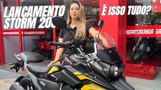 REVIEW STORM 200 CROSSOVER COM ABS E RADIADOR VALE A PENA [upl. by Gennifer899]