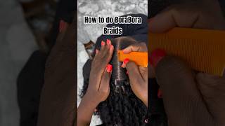 ✨️How to do borabora braids bts viralshorts youtube youtubeshorts explore asmr fyp trending [upl. by Acinorev233]