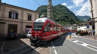 Bernina Express Switzerland Chur  Tirano 4K 60FPS [upl. by Seen]