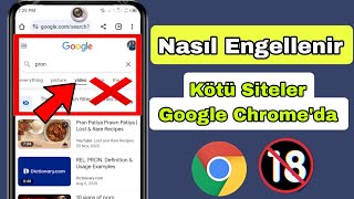 Mobilde Google Chromeda Kötü Siteler Nasıl Engellenir  Google Chrome Web Sitelerini Engelle [upl. by Kitty]