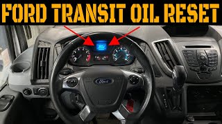 Ford Transit Oil Reset 20062019 [upl. by Phylis]