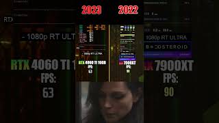 Cyberpunk 2077  RX 7900XT vs RTX 4060 Ti 16GB fypシ pcgaming benchmark [upl. by Lux190]