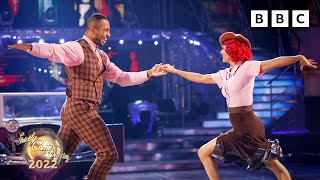 Tyler West amp Dianne Buswell Jive toHit The Road Jack by Buster Poindexter ✨ BBC Strictly 2022 [upl. by Monti]