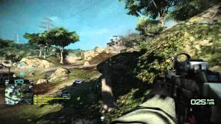 Battlefield Bad Company 2 Multiplayer Gameplay 4 x Core CPU AMD [upl. by Ttsepmet]